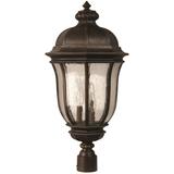 Craftmade Harper 26 Inch Tall 3 Light Outdoor Post Lamp - Z3325-PRO