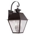 Livex Lighting Mansfield 22 Inch Tall 3 Light Outdoor Wall Light - 2168-07