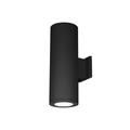 WAC Lighting Tube Architectural 17 Inch Tall 2 Light LED Outdoor Wall Light - DS-WD06-F35S-BK