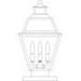 Arroyo Craftsman Inverness 18 Inch Tall 3 Light Outdoor Pier Lamp - INC-10GRCLR-BZ