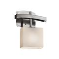 Justice Design Group Fusion 10 Inch Wall Sconce - FSN-8597-55-OPAL-NCKL