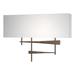 Hubbardton Forge Cavaletti 16 Inch Wall Sconce - 207675-1009