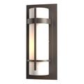 Hubbardton Forge Banded 12 Inch Tall Outdoor Wall Light - 305892-1024