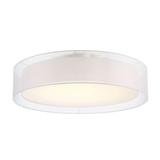 Modern Forms Metropolis 30 Inch 1 Light LED Semi Flush Mount - FM-16830-BN