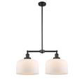 Innovations Lighting Bruno Marashlian X-Large Bell 21 Inch 2 Light Mini Chandelier - 209-BK-G71-L