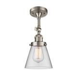 Innovations Lighting Bruno Marashlian Small Cone 6 Inch 1 Light Semi Flush Mount - 201F-SN-G62-LED