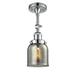 Innovations Lighting Bruno Marashlian Small Bell 5 Inch 1 Light Semi Flush Mount - 201F-PC-G53-LED