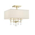 Crystorama Paxton 16 Inch 4 Light Semi Flush Mount - 8105-AG_CEILING