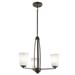 Kichler Lighting Tao 21 Inch 3 Light Mini Chandelier - 44050OZ