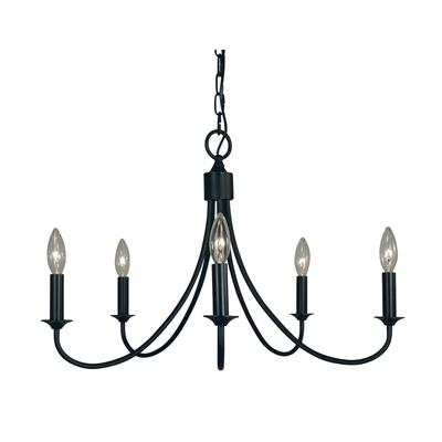 Framburg Maisonette 24 Inch 5 Light LED Chandelier - 1001 RB