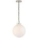 Visual Comfort Signature Collection Thomas O'Brien Katie 12 Inch Mini Pendant - TOB 5226PN/G4-WG