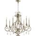 Quorum International Ansley 29 Inch 8 Light Chandelier - 6014-8-60