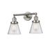 Innovations Lighting Bruno Marashlian Small Cone 16 Inch 2 Light Bath Vanity Light - 208-SN-G64-LED