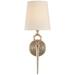 Visual Comfort Signature Collection AERIN Bristol 18 Inch Wall Sconce - ARN 2022BSL-L