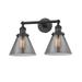 Innovations Lighting Bruno Marashlian Large Cone 18 Inch 2 Light LED Bath Vanity Light - 208-BK-G43-LED