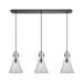 ELK Lighting Hand-Formed Glass 36 Inch 3 Light Linear Suspension Light - 10555/3LP