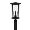 Capital Lighting Fixture Company Howell 23 Inch Tall 4 Light Outdoor Post Lamp - 926743BK