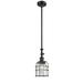 Innovations Lighting Bruno Marashlian Small Bell Cage 6 Inch Mini Pendant - 206-BK-G54-CE
