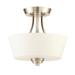 Craftmade Grace 13 Inch 2 Light Semi Flush Mount - 41952-BNK