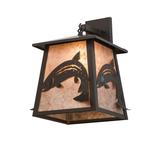 Meyda Lighting Stillwater Leaping Trout 19 Inch Wall Sconce - 171917
