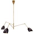 Visual Comfort Signature Collection AERIN Sommerard 62 Inch 3 Light Chandelier - ARN 5009HAB-BLK