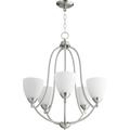 Quorum International Barkley 24 Inch 5 Light Chandelier - 6069-5-65