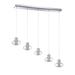 Kendal Lighting Aria 42 Inch 5 Light Linear Suspension Light - PF52-5LBR-CH