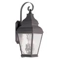 Livex Lighting Exeter 28 Inch Tall 3 Light Outdoor Wall Light - 2605-07