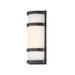 dweLED Latitude 14 Inch Tall 1 Light LED Outdoor Wall Light - WS-W52614-BZ