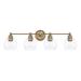 Capital Lighting Fixture Company Mid-Century 32 Inch 4 Light Bath Vanity Light - 121141AD-426