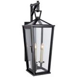 Visual Comfort Signature Collection Chapman & Myers Darlana 21 Inch Tall 2 Light Outdoor Wall Light - CHO 2086BZ