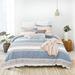 SPLENDID HOME Splendid Tuscan Stripe Linen/Cotton Blend Duvet Cover Set Cotton in Blue/Gray | King Duvet Cover + 2 Shams | Wayfair 18192312