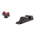 Trijicon Fiber Optic Pistol Front/Rear Sight Set Red Fiber Stick Glock 20/21/29/30/41 S & SF Variants Black 601026