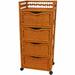 Bay Isle Home™ Chasity 4 Drawer Storage Chest Solid Wood/Wicker in Brown | 38.25 H x 17.25 W x 12.5 D in | Wayfair 5788FA366A27442897089AEF74BD2BCB