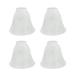 Lark Manor™ Analynn 4.75" H x 5.5 WGlass Bell Ceiling Fan Fitter Shade in Frosted Glass in White | 4.125 H x 5.5 W x 5.5 D in | Wayfair
