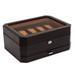 Alcott Hill® 10 Piece Watch Box Faux Leather in Orange/Brown | 5.5 H x 12.5 W x 9.75 D in | Wayfair E1D644974592438A9E68D69F5A24B90B