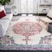 Red/White 63 x 0.315 in Indoor Area Rug - Bungalow Rose Llana Oriental Red/Ivory Area Rug Polypropylene | 63 W x 0.315 D in | Wayfair