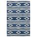 Blue/Navy 30 x 0.12 in Indoor Area Rug - Union Rustic Vedika Southwestern Hand-Tufted Wool Navy/Ivory Area Rug Wool | 30 W x 0.12 D in | Wayfair