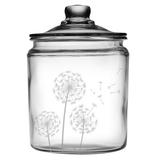 Red Barrel Studio® Dandelions 2 qt. Storage Jar Glass | 7.75 H x 5.62 W x 5.62 D in | Wayfair 20C6EFA3131A403FBDF9F2D1B3FE77C1