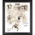 Vegas Golden Knights Framed Autographed 20" x 24" Season of Firsts Photograph with Six Signatures - Limited Edition 109