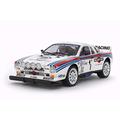 TAMIYA 58654 - 1:10 RC Lancia 037 Rallye TA-02S, ferngesteuertes Auto/ Fahrzeug, Modellbau, Bausatz, Hobby, Basteln, Modell, Zusammenbauen, Unlackiert