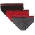 Emporio Armani Underwear Men's 3-Pack Boxer Briefs, Grey (Nero/Antrac./Rubino 69620), Medium (Pack of 3)