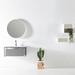 Orren Ellis Sueann 32" Wall-Mounted Single Bathroom Vanity Set Wood/Solid Surface in Gray | 18.9 H x 31.7 W x 18.2 D in | Wayfair