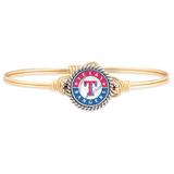 Women's Luca + Danni Gold Texas Rangers Bangle Bracelet