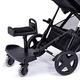 For Your Little One Ride On Board with Seat Compatible with Joie Mirus - Black