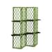 Braxton Culler Santa Cruz 54" 4 Panel Folding Room Divider Bamboo/Rattan in Green | 71 H x 54 W x 11 D in | Wayfair 129-027/KIWI
