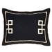 Eastern Accents Inès Greek Key Sham 100% Linen | 20 H x 27 W in | Wayfair 7W-STN-408-BK