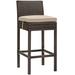 Conduit Outdoor Patio Wicker Rattan Bar Stool - East End Imports EEI-2799-BRN-BEI