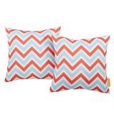 Modway Two Piece Outdoor Patio Pillow Set EEI-2401-ZIG