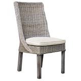 Panama Jack Sunroom Exuma Dining Chair Upholstered/Wicker/Rattan | 41 H x 21 W x 25 D in | Wayfair PJS-3001-KBU-SC/SU-722